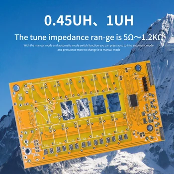 ATU-120 къси вълни автоматична антена тунер, 3,5 ~ 54 Mhz къси вълни автоматична антена тунер Обновена версия на комплект 