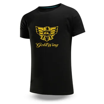 Goldwing GL1500, нова мъжка тениска, лятна ежедневни тениска с къси ръкави и принтом, спортни, фитнес, класическа простота, бързо съхнещи върховете
