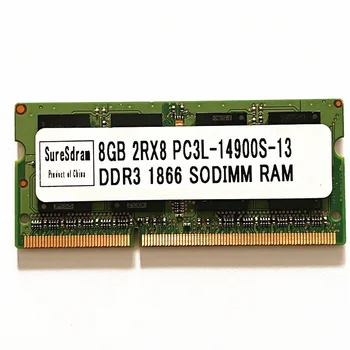 Оперативна памет SureSdram DDR3 sodimm памет 8 GB 1866 Mhz за лаптоп Memoria DDR3 е 8 GB 2RX8 PC3L-14900S-чипсет 13 микрона