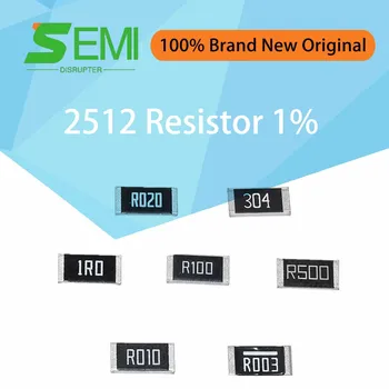 10ШТ 2512 SMD чип фиксиран резистор 1% 2 W 0.1 R 0.12 R 0.15 0.2 0.25 0.3 0.5 R