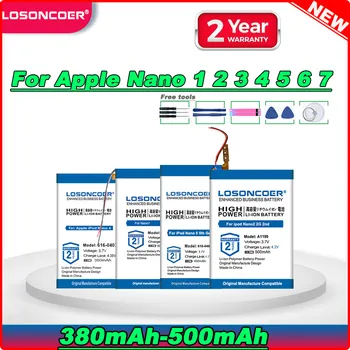500 ма 616-0337 Батерия за Apple ipod Nano 3 3G 3rd 3Gen Поколение 3TH A1236 1 2 A1199 4 5 5 6 6th 7 7th A1446 Батерия