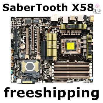 За дънната платка SaberTooth X58 24GB LGA 1366 DDR3 X58 ATX, дънната Платка на 100% тествана, работи изцяло